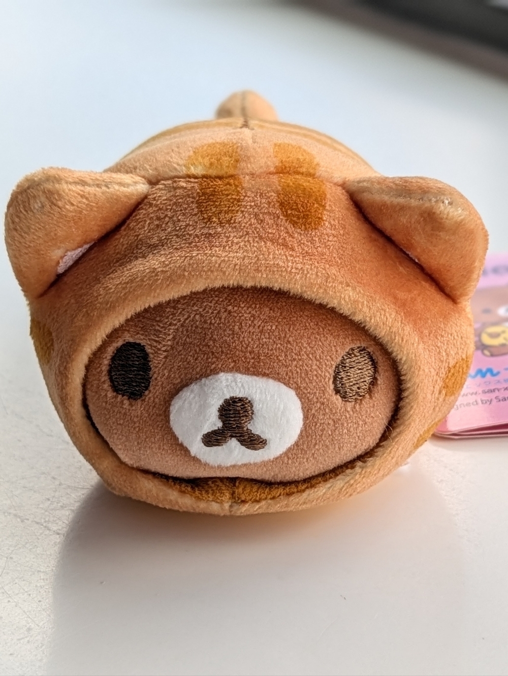 Rilakkuma Bear as a Tiger San-X Mini Mochi Plush NWT
